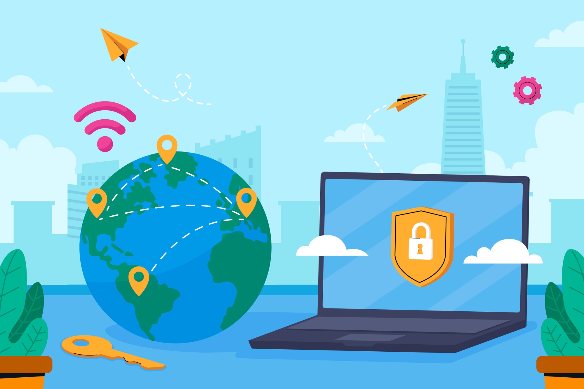 Which VPN service has a static IP address?